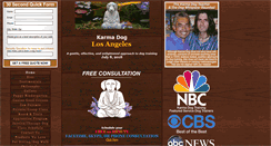 Desktop Screenshot of karmadogtraininglosangeles.com